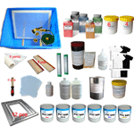 6 Colors Screen Printing Materials Kit