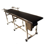 PVC Flat Conveyor Belt Systems for Industrial Transport Conveyor Length 82.6inch Belt Width 15.7inch