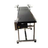 PVC Flat Conveyor Belt Systems for Industrial Transport Conveyor Length 82.6inch Belt Width 15.7inch