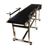 PVC Flat Conveyor Belt Systems for Industrial Transport Conveyor Length 82.6inch Belt Width 15.7inch