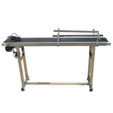 Conveyor Belts 59''x 7.8'' Powered Rubber PVC Belt Double Guardrail