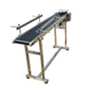 Conveyor Belts 59''x 7.8'' Powered Rubber PVC Belt Double Guardrail