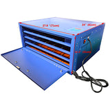 110V Screen Drying Cabinet 4 layers Screen Printing Equipment Temperature Control Plate Heating