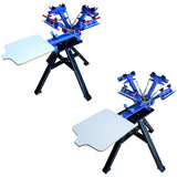 Stand Table for 4 Color 1 Station Screen Printing Press T-Shirt Printing Machine