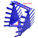 Desktop Screen Printing Squeegee Rack Silk Screen Squeegee Scraper Spatula Steel Holder Organizer