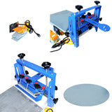Vacuum Screen Printing Press Micro-Registration 16x20 Inch Silk Screen Printing Machine with Stainless Steel Pallet