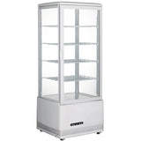 Commercial Refrigerator Cake Display Case Pie Beverage Refrigerated Cabinet Showcase 110V 35.6-53.6 F