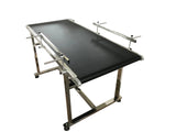 Wider Electric Conveyor with black PVC Belt Size 59x23.6inch 110V 250W