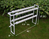 Hydroponic 36 Plant Sites Grow Kit Ebb and Flow Deep Water Culture Garden System