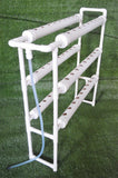 Hydroponic Grow Kit Vertical Double Side 6 Pipe 54 Plant Site Growing Seed Start