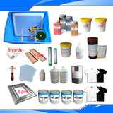4 Colors Screen Printing Materials Kit
