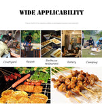 46" Stainless Steel BBQ Pig Lamb Goat Chicken Spit Roaster Rotisserie Grill Manual/Electric 110V