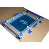 23.6x23.6 Inch Carton Box Screen Printing Press Silk Screen Printing Machine for Wooden Metal Box Single Color Screen Printer