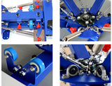 4 Color 1 Station Silk Screen Printing Press Fine Tuning T-shirt Micro-registration Screen Printer