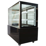 Refrigerated Cake Showcase Bakery Dispaly Case Cabinet Right Angel 220V 315W 35.6℉-46.4℉ (2℃-8℃)