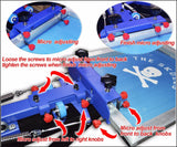 4 Color 4 Station Screen Printing Kit Screen Printing Assembly Screen Drying Cabinet