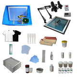 4 Color 4 Station Screen Printing Kit Screen Printing Assembly Screen Drying Cabinet