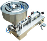 110V Pneumatic Paste and Liquid Filling Machine 30-300ml Volume For Shampoo Oil