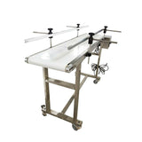 Conveyor System:53"L*11.8"W PVC Belt Conveyor for Conveying  Best Quality USA