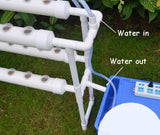 Hydroponic 36 Plant Sites Grow Kit Ebb and Flow Deep Water Culture Garden System