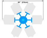 6 Color Screen Printing Machine 6 Station T-Shirt Printing Press Screen Printer