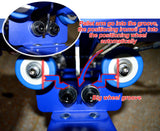 4 Color 2 Station Screen Printing Machine Single Rotating Screen Printing Press with Free Squeegees