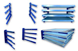 4 Layers Screen Rack Shelf Storage Frame Holder Screen Printing Rack Screen Drying