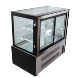 Refrigerated Cake Showcase Bakery Dispaly Case Cabinet Right Angel 220V 315W 35.6℉-46.4℉ (2℃-8℃)