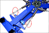4 Color 2 Station Screen Printing Machine Single Rotating Screen Printing Press with Free Squeegees