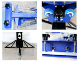 4 Color 4 Station Screen Printing Machine Screen Printing Press Screen Platen Rotating