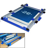23.6x23.6 Inch Carton Box Screen Printing Press Silk Screen Printing Machine for Wooden Metal Box Single Color Screen Printer
