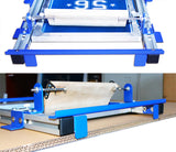 23.6x23.6 Inch Carton Box Screen Printing Press Silk Screen Printing Machine for Wooden Metal Box Single Color Screen Printer