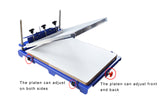 1 Color 1 Station Screen Printing Machine Screen Printer DIY Adjustable for Clothing Box 20x24Inches