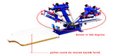 4 Color 1 Station Silk Screen Printing Press Fine Tuning T-shirt Micro-registration Screen Printer