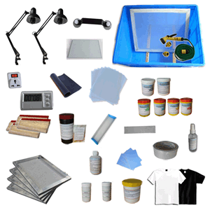 Screen Printing Equipments & Materials Kit