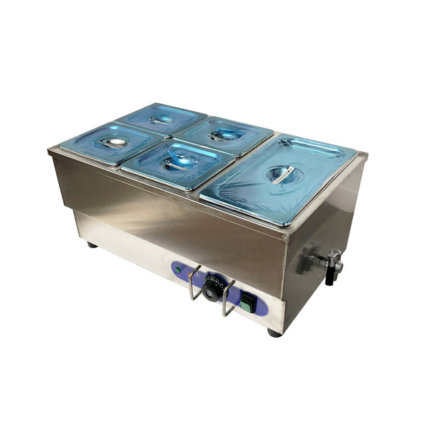 5-Pot Bain-Marie Food Warmer STEAM TABLE FOOD WARMER 110V 1500W