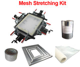 Screen Printing Kit:Screen Stretcher&Adhesive&Screen Mesh etc. US