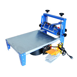 Vacuum Screen Printing Press Micro-Registration 16x20 Inch Silk Screen Printing Machine with Stainless Steel Pallet