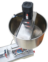 110V 1000ml Liquid Paste Filling Machine with 50L Vertical Mixing Hopper