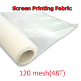 1 Roll(40yards)Screen Printing Mesh Fabric 50Inches(1.27m) Width Silk Screen Printing Mesh Fabric Polyester Material Silk Stencil Printing Fabric