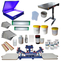 Screen Printing Simple Materials Kit Bundle Squeegee Ink Silk Screen Printing Accesories Supply Hand Tools