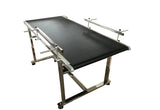 Wider Electric Conveyor with black PVC Belt Size 59x23.6inch 110V 250W