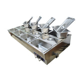 12-Pan Countertop Bain-Marie Buffet Food Warmer Steam Table 1/3Pans