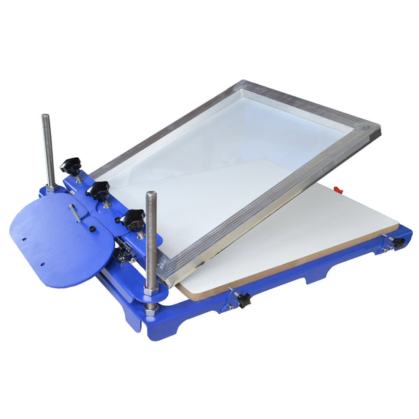 One Blue Color Manual Screen Printing Machine Clothes Printing Machine