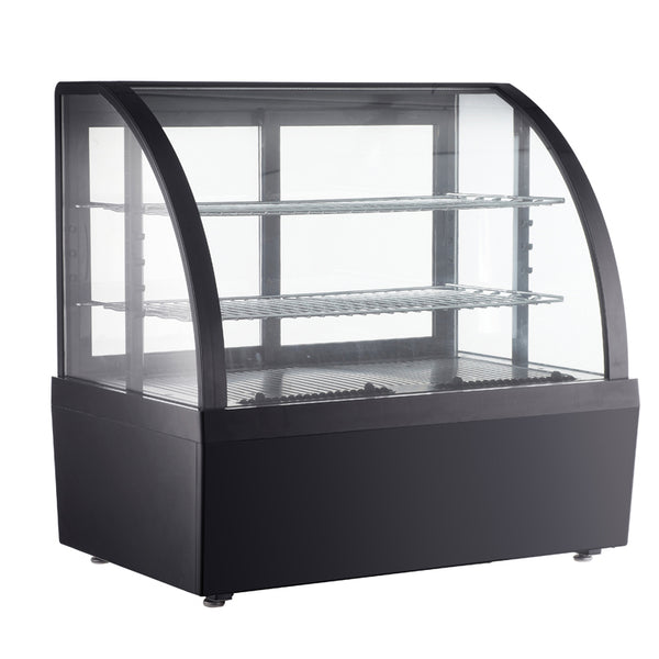 Countertop Refrigerated Show Case Cake Display Cabinet 110V 32-53.6℉(0-12℃) Black