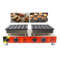 110V 25/50 holes Pancake Commercial Electric Double Head  Machine  Round Cake