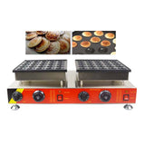 110V 25/50 holes Pancake Commercial Electric Double Head  Machine  Round Cake