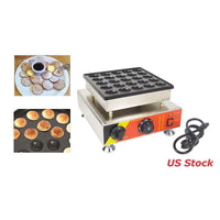 110V 25/50 holes Pancake Commercial Electric Double Head  Machine  Round Cake