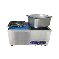 2-Pan Buffet Bain-Marie Food Warmer Steam Table 1500W 110V Warming