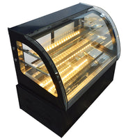 Commercial Countertop Refrigerator Display Case Cake Showcase 220V Diamond Glass Display 3 cu. Ft